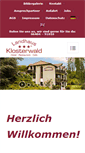 Mobile Screenshot of landhaus-klosterwald.de